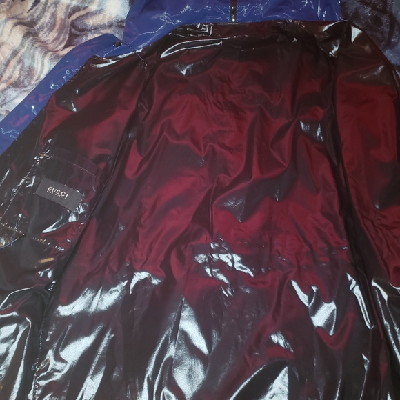 Men's Gucci Jacket Rain Trench Coat 100% Ahutentic Sz, 54 US, XL - Picture 10 of 16